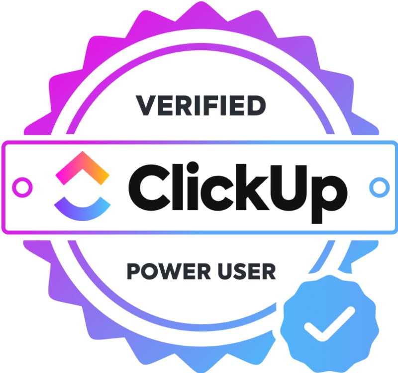Verified ClickUp Power User