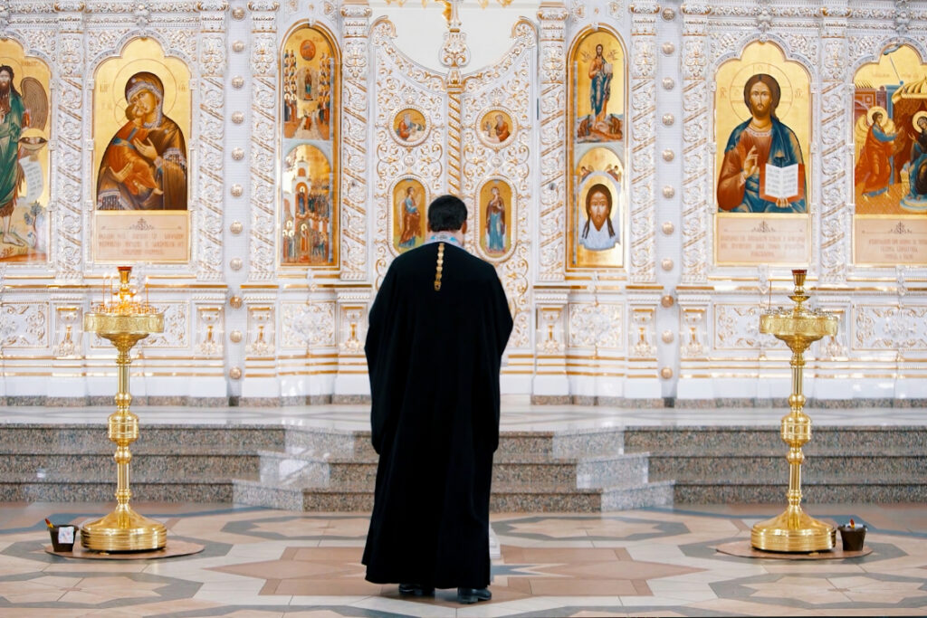 Iconostasis inside an Orthodox church